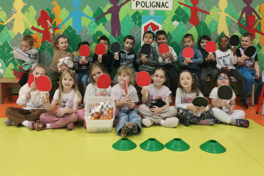 Initiation ping -pong pour les élèves de GS à CE2 